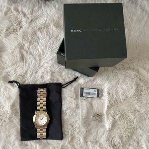 Marc Jacobs gold & silver watch